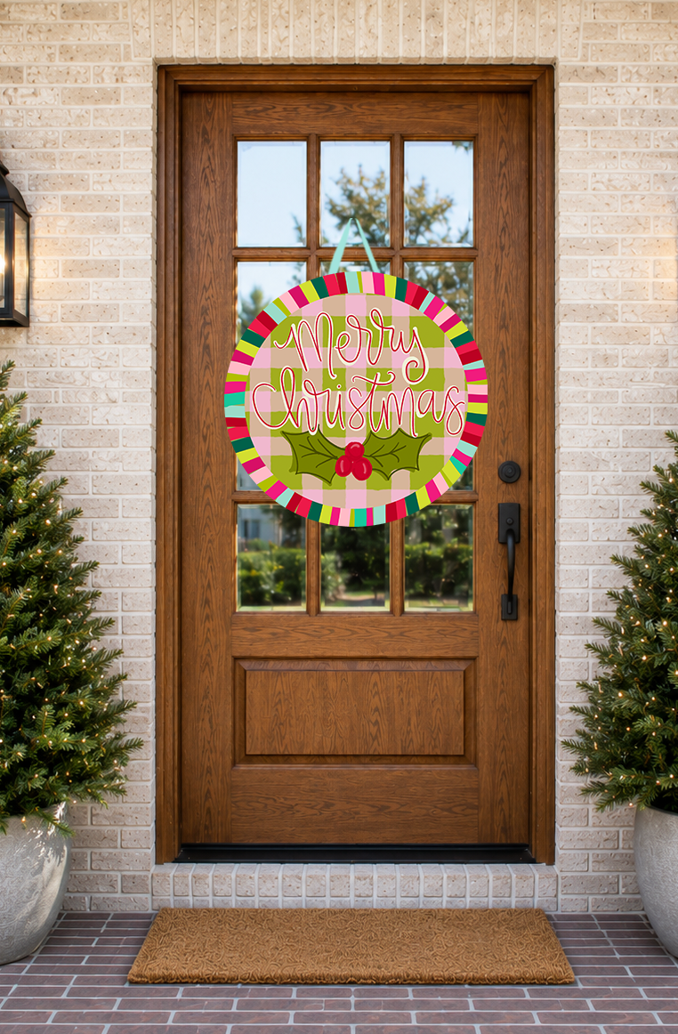 Merry Christmas Door Hanger