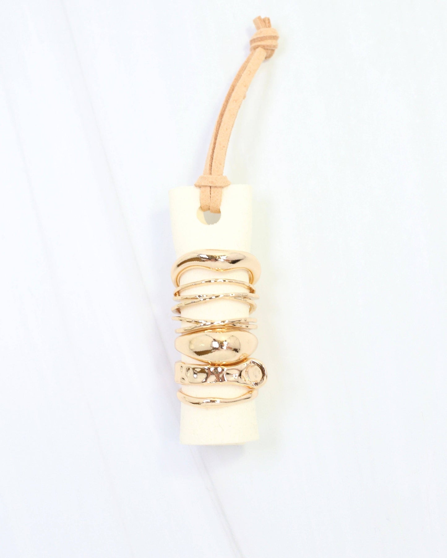 Kate Five Piece Ring Set Gold: Default