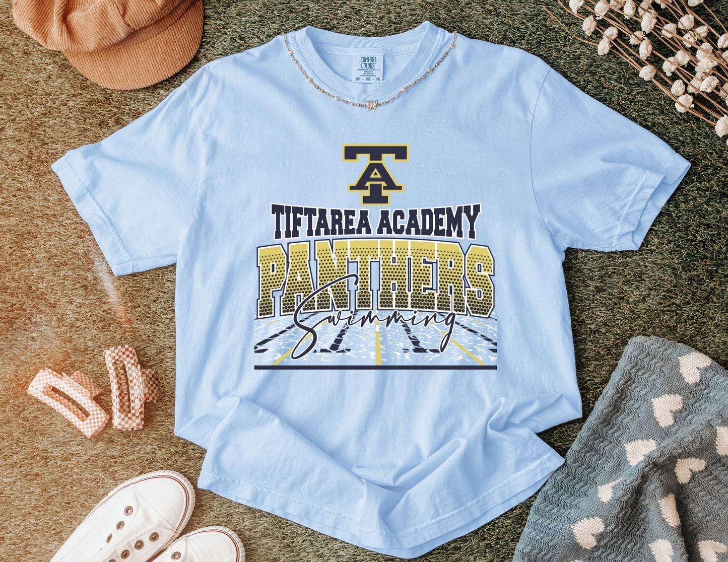 Tiftarea Academy Panthers Swim Team Tee