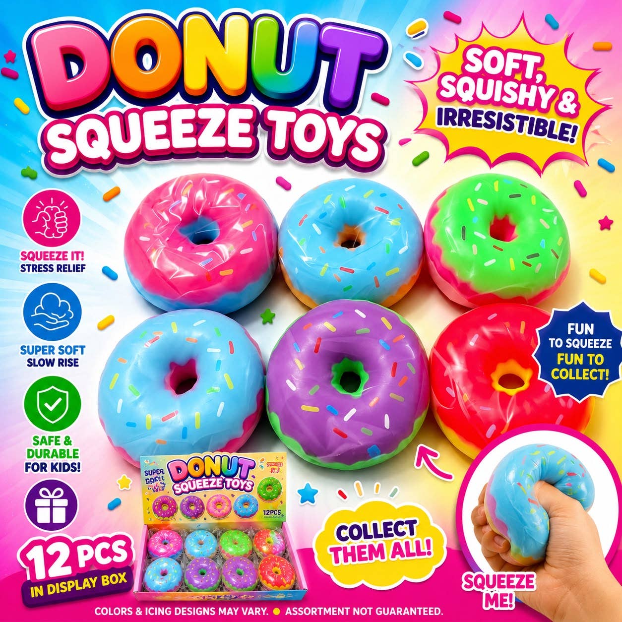 Squeeze Donuts – Super Soft Slow-Rise Donut Squishies
