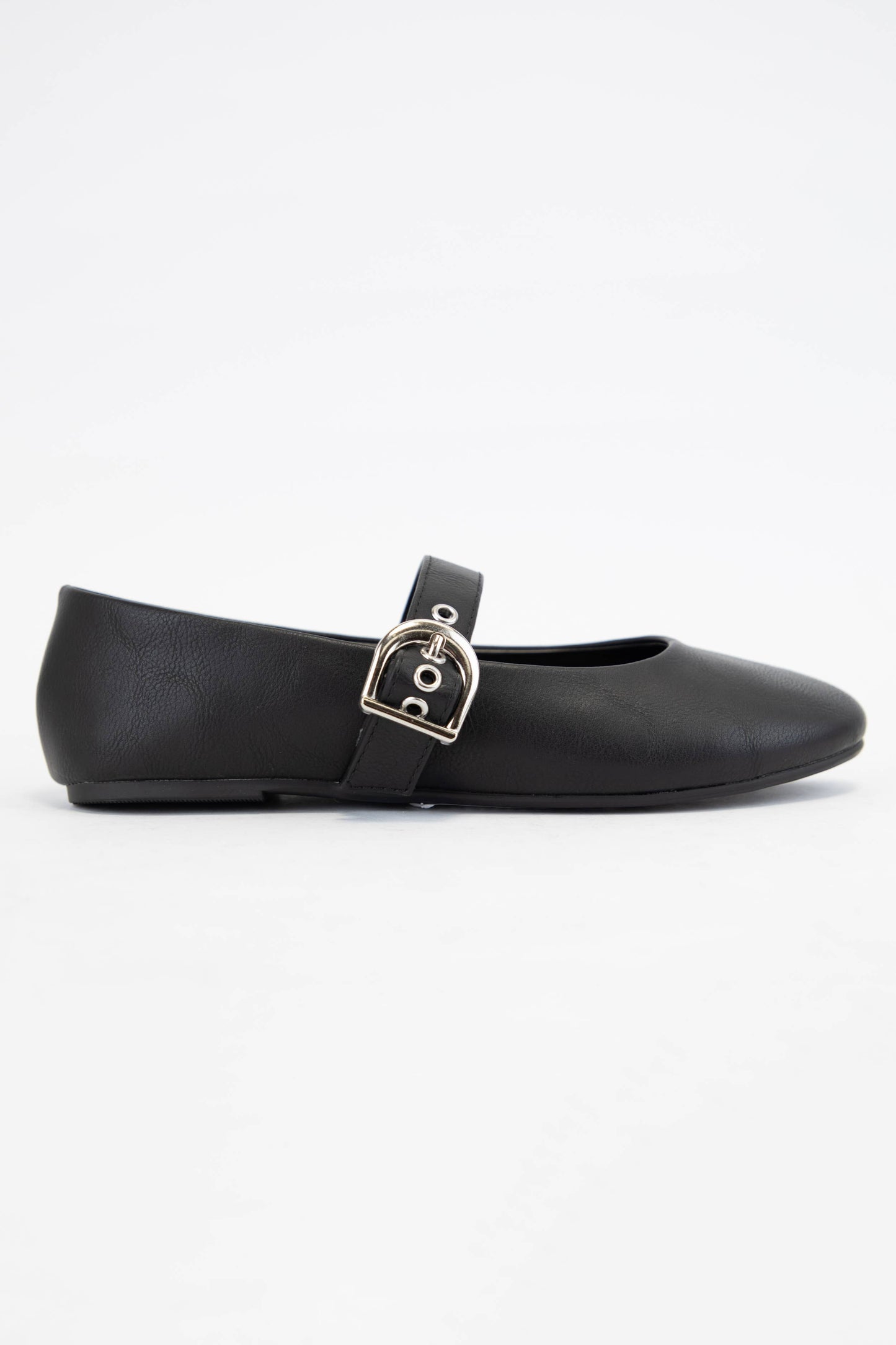 SEESAW ROUND TOE BUKKLED STRAP MARY JANE FLAT : GOLD / 9