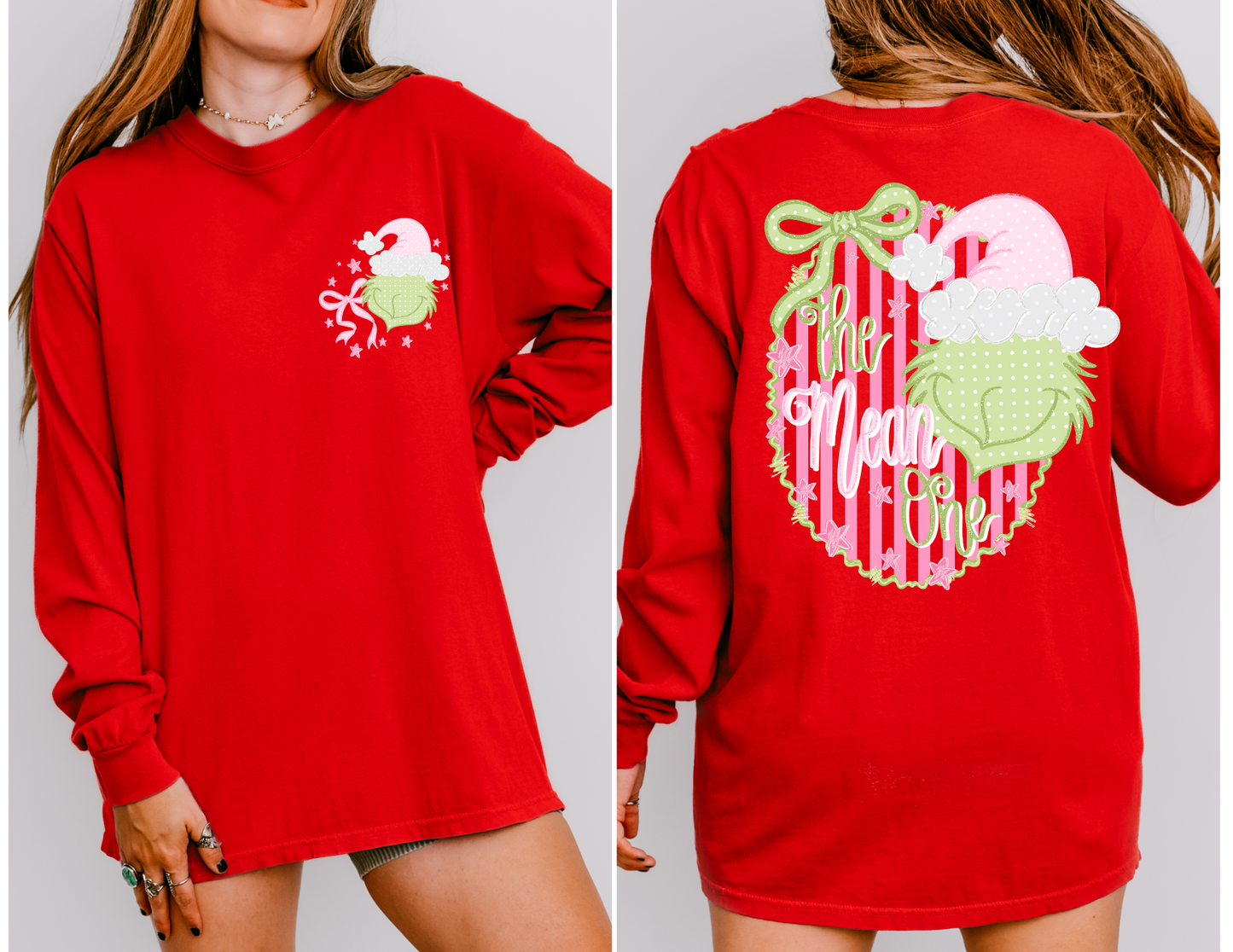 Long Sleeve Coquette Christmas Friend Tshirt