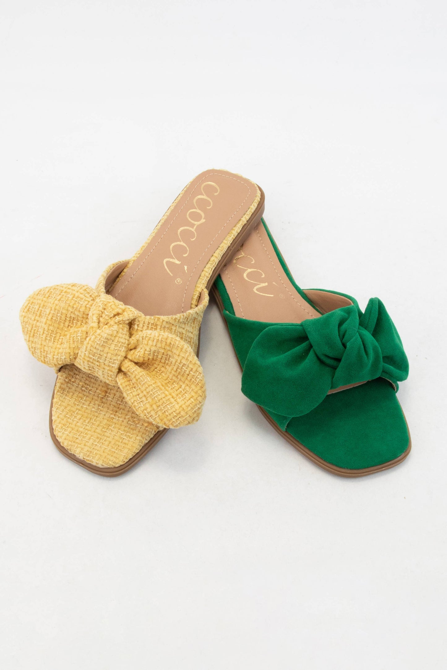 ROUND KNOTTED BOW ESSENTIAL DESIGN SLIP-ON SLIDE SANDAL: FUCHSIA / 8