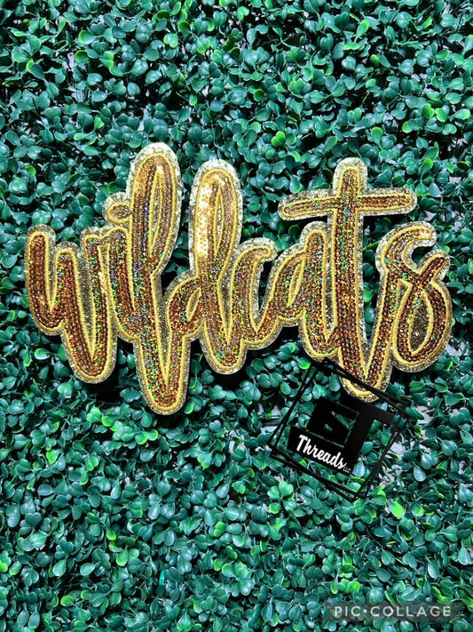 Gold Wildcats....Patches Only: Gold Wildcats