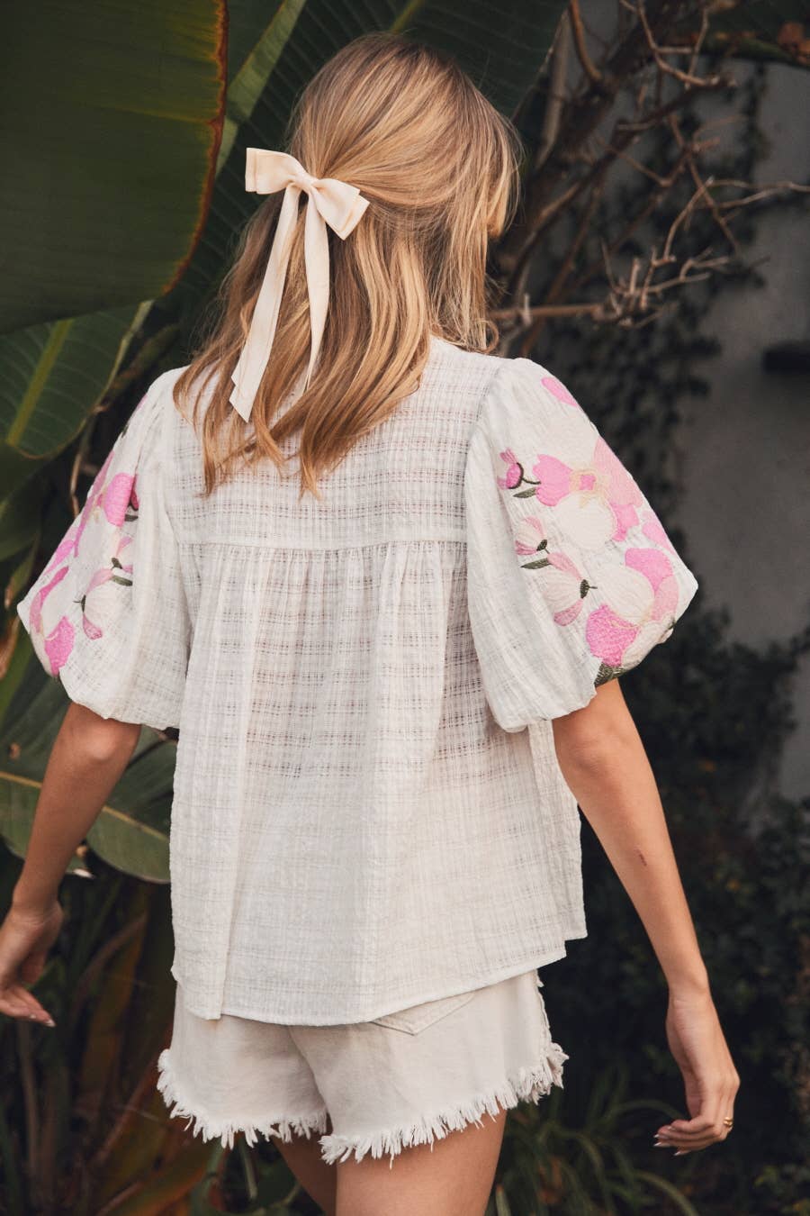 Plus Textured Top: Off-White / Plus Size / 3XL