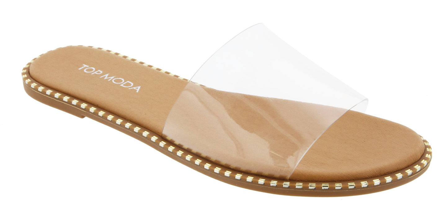 GATETH Women's Style No. TP-GATETH-1 Sandals: Nude PU / 18 Pack (B)