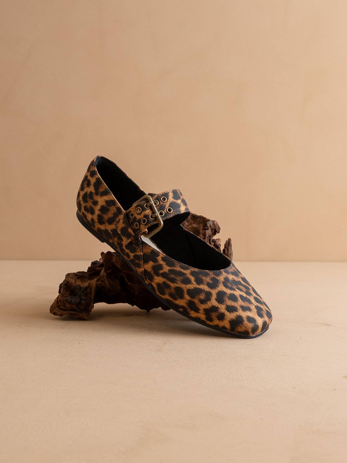The Soho | Leopard Ballet Flat with Buckle: LEOPARD / 9