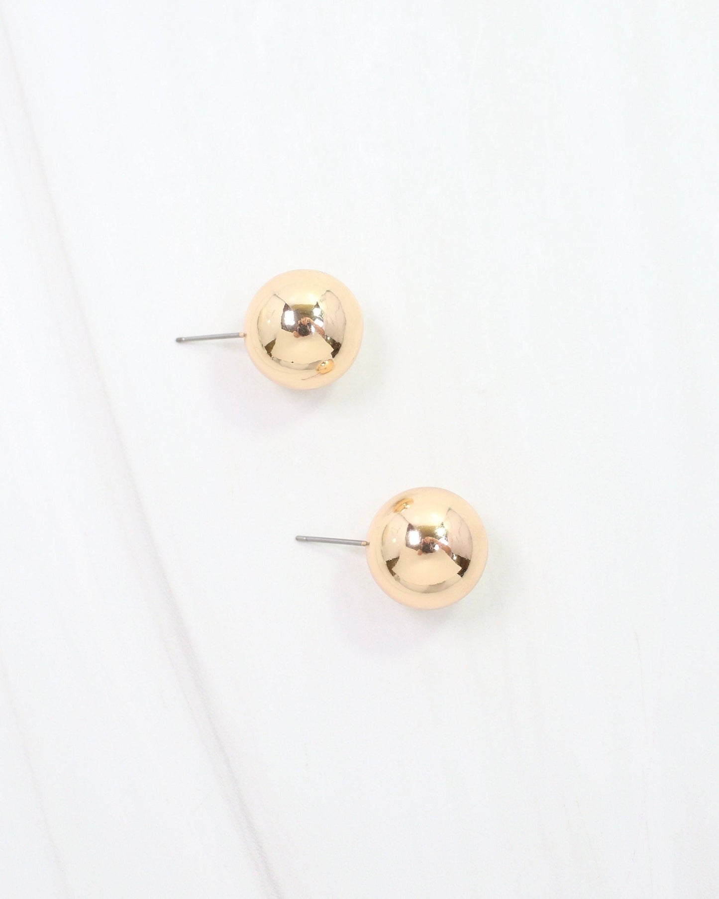 Bailey Medium Ball Earring WR Gold: Default