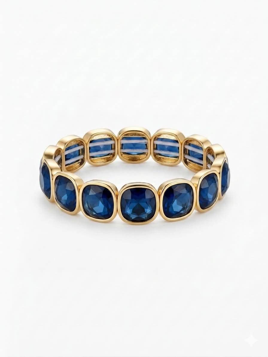 Colored Glam Bracelets: Yellow