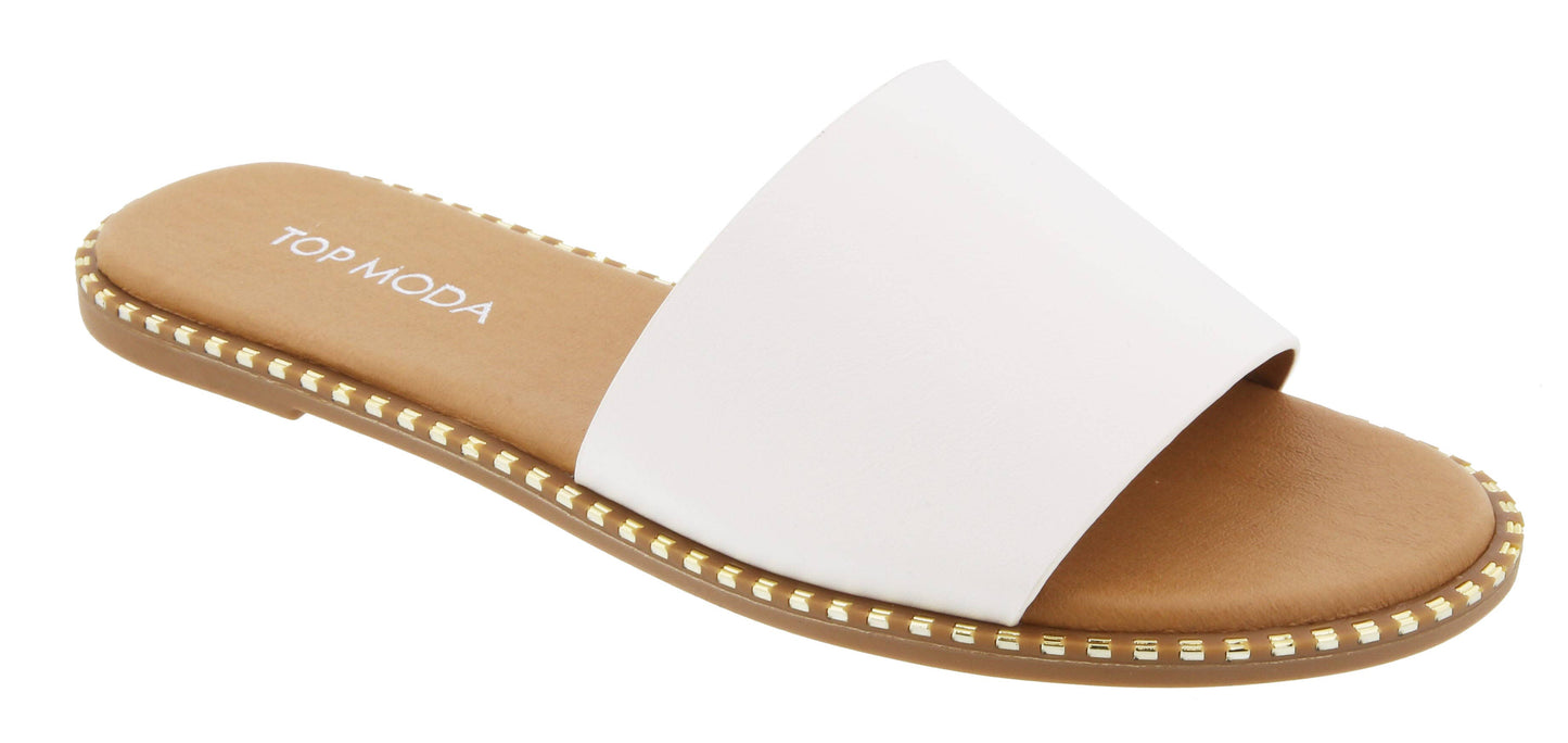 GATETH Women's Style No. TP-GATETH-1 Sandals: Nude PU / 18 Pack (B)