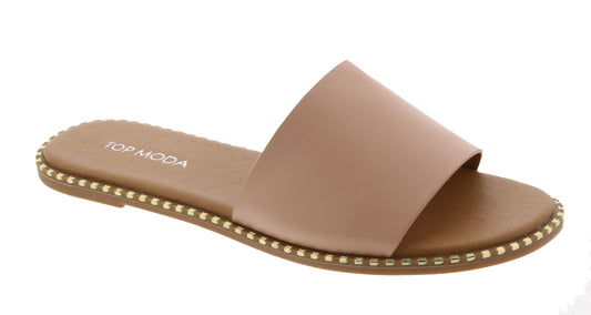 GATETH Women's Style No. TP-GATETH-1 Sandals: Nude PU / 18 Pack (B)