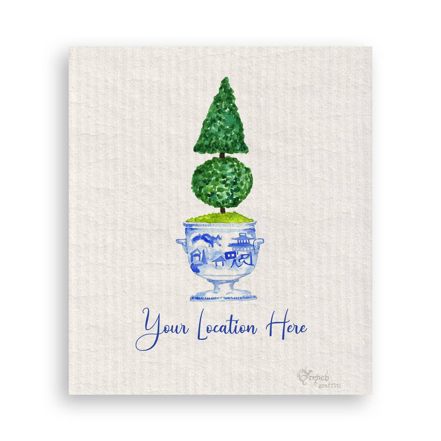 French Topiary with Location: Dishtowel / -