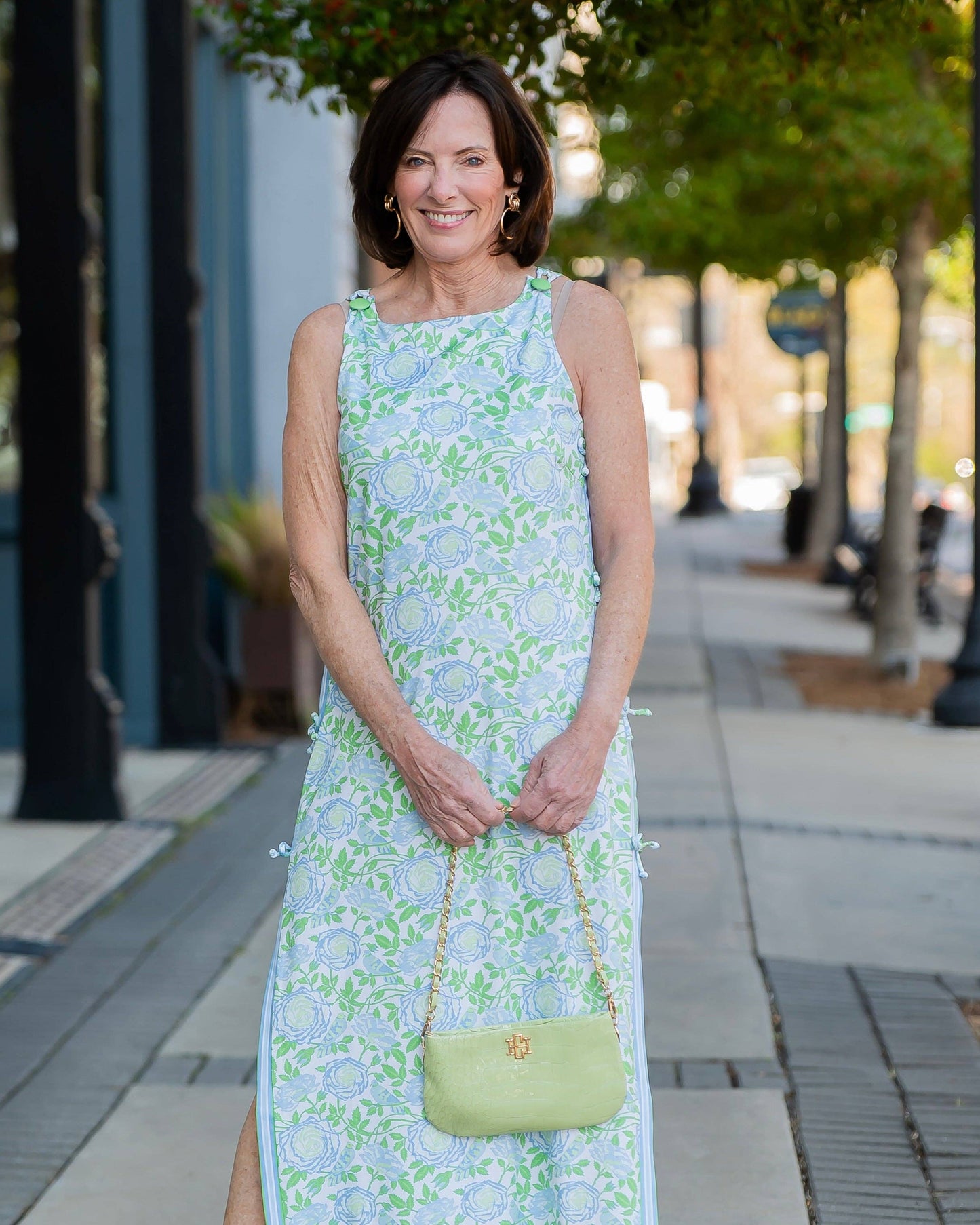 Livi Crossbody Lime Patent EC: Default