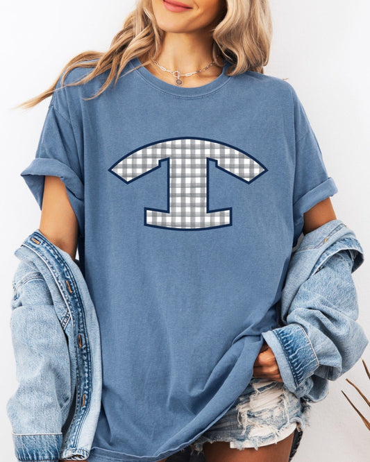 Tift County Gingham Spirit Tee – Comfort Colors