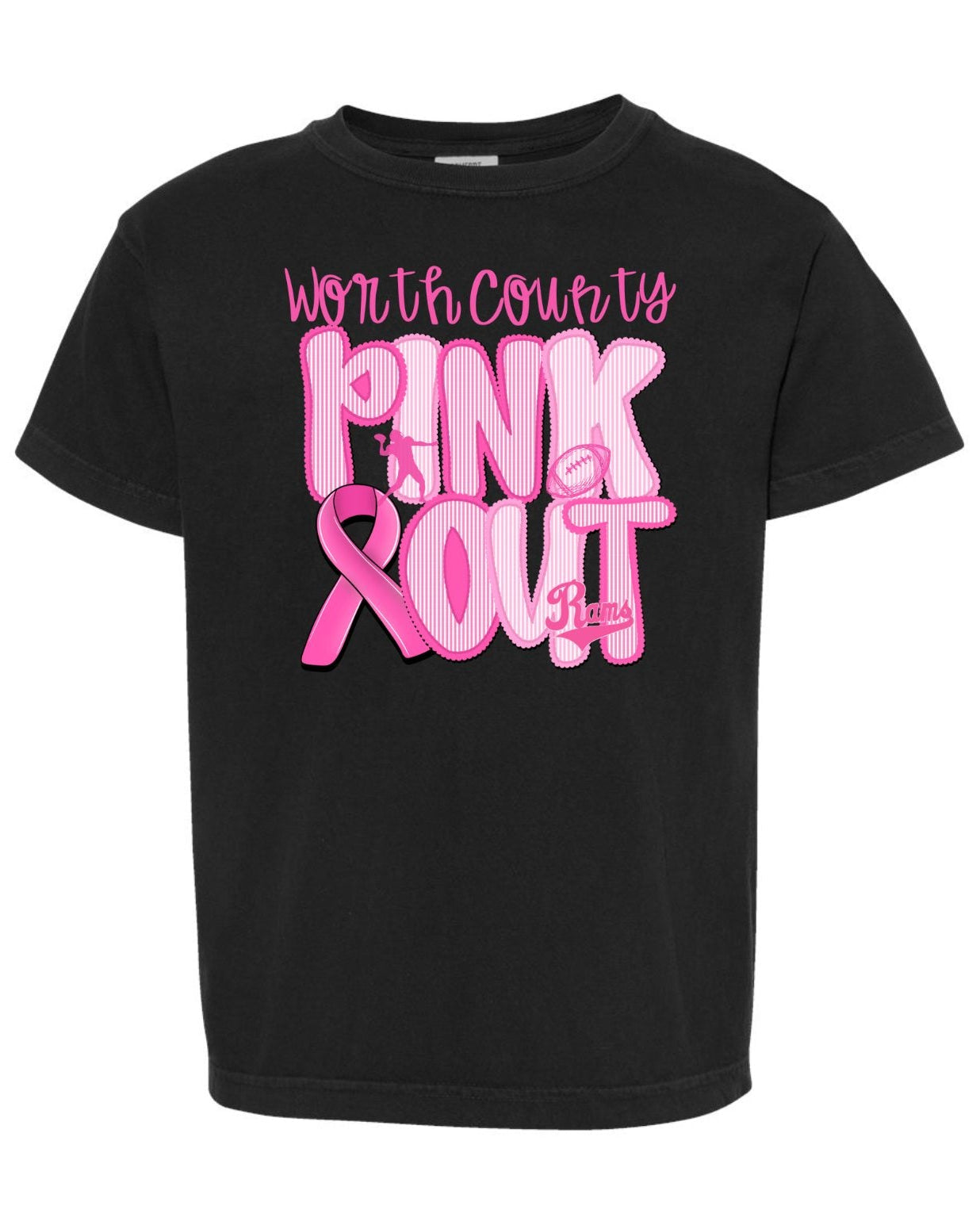 Worth County Pink Out Tee
