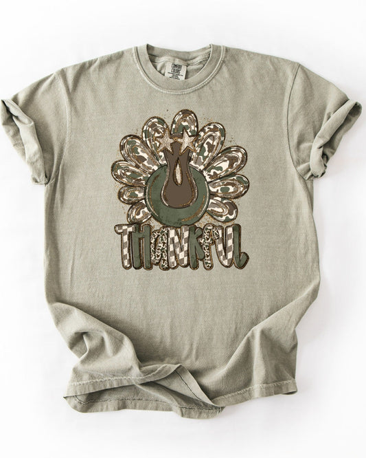 Thankful Turkey Comfort Colors Graphic Tee