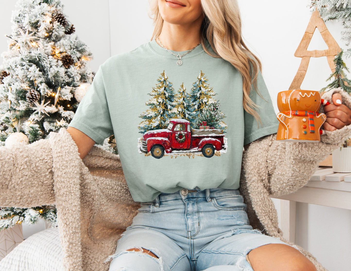 Cozy Christmas Comfort Colors Tee