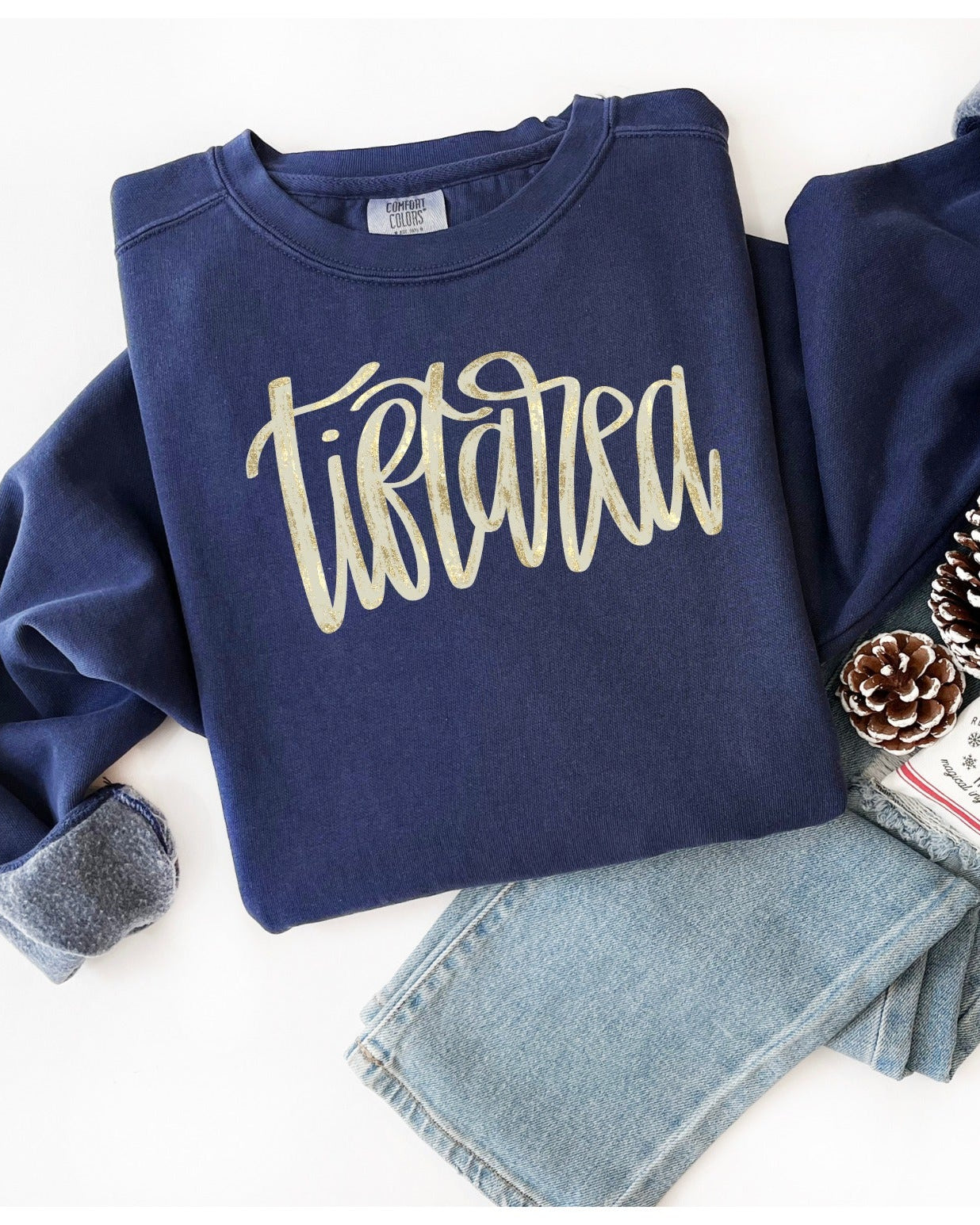 Tiftarea Panthers Script Sweatshirt