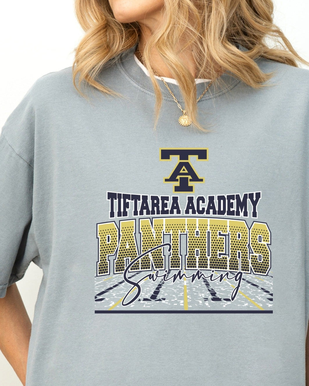 Tiftarea Academy Panthers Swim Team Tee