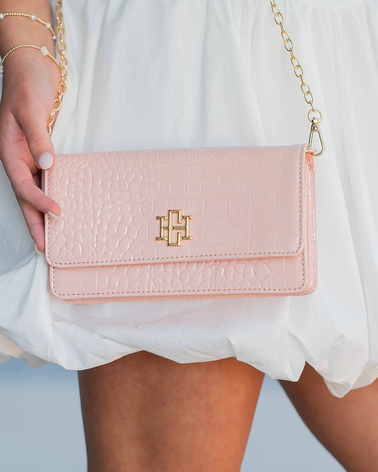 Brynleigh Clutch Crossbody Blush Patent EC: Default