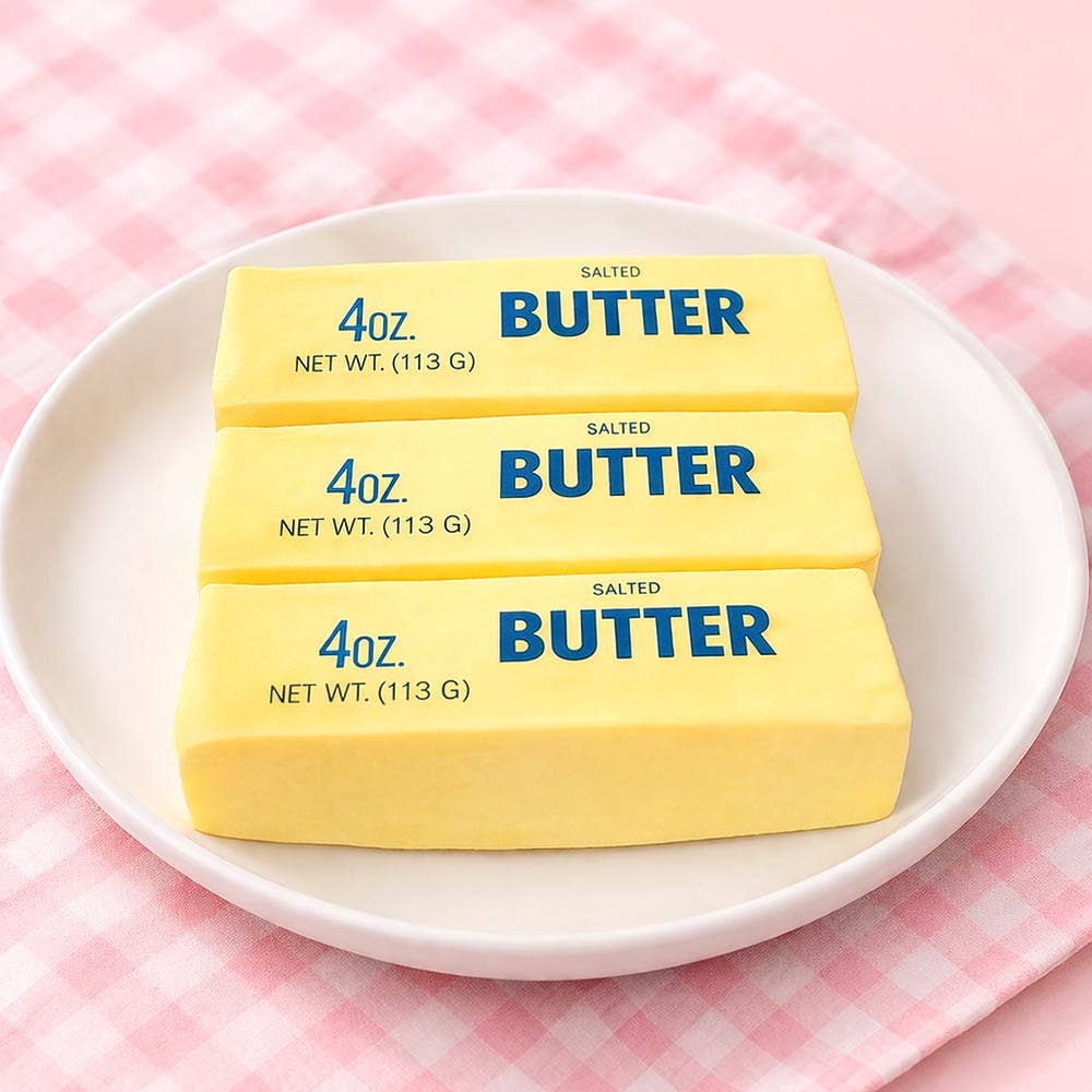 12PCS - Butter Stick Shape Squeeze Stress Relief Toy