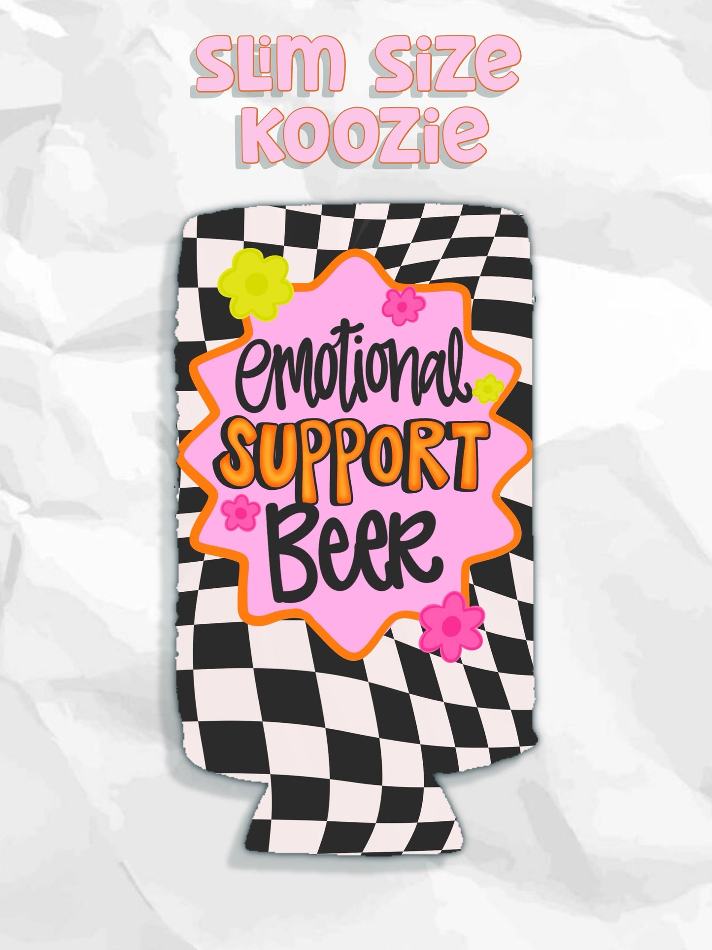 Emotional support beer can koozies: Regular
