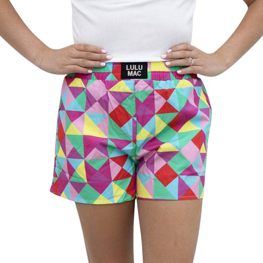 BXKA-KALEIDOSCOPE BOXER SHORT: YELLOW / Small
