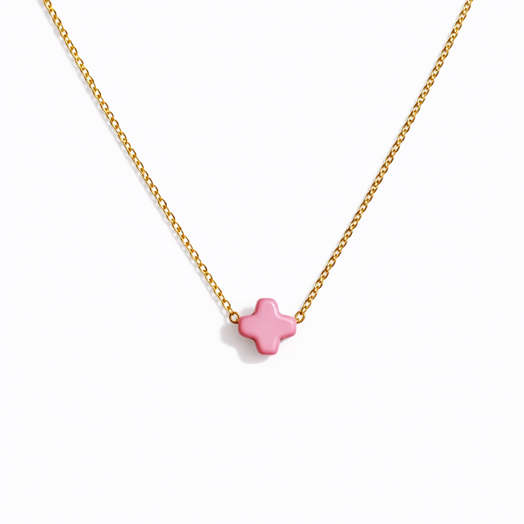 So Very Blessed Cross Necklace: Gold