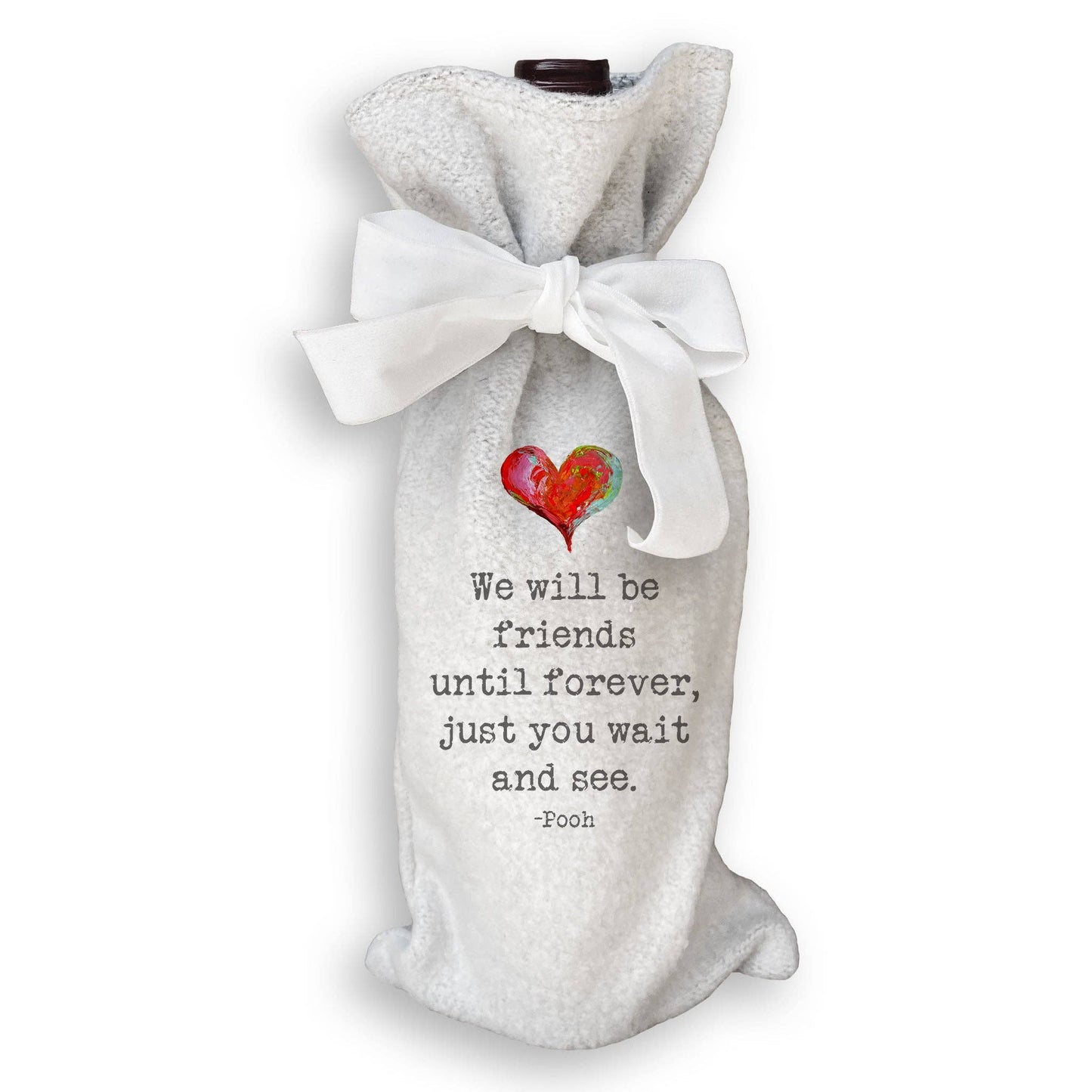 We Will Be Friends: Natural Guest Towel / -