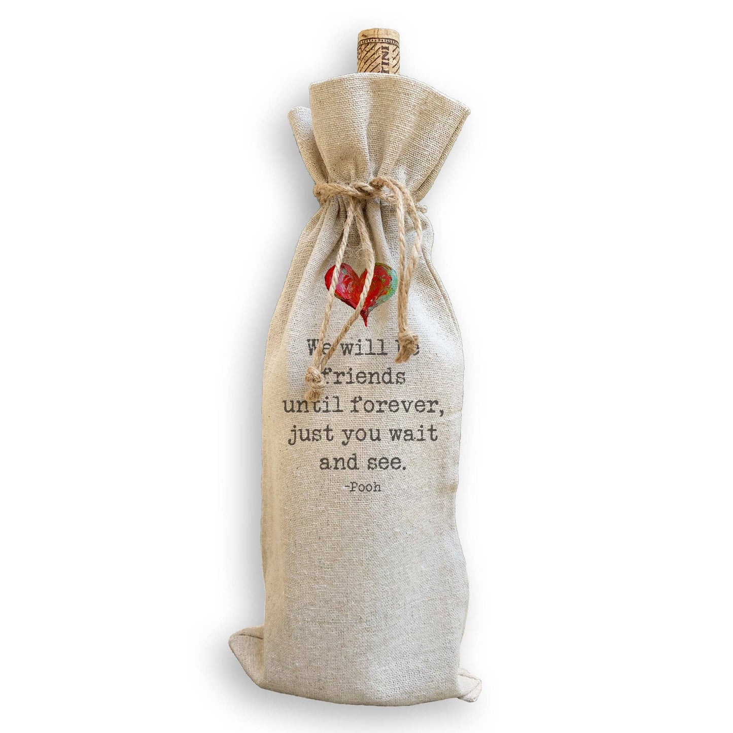 We Will Be Friends: Natural Guest Towel / -