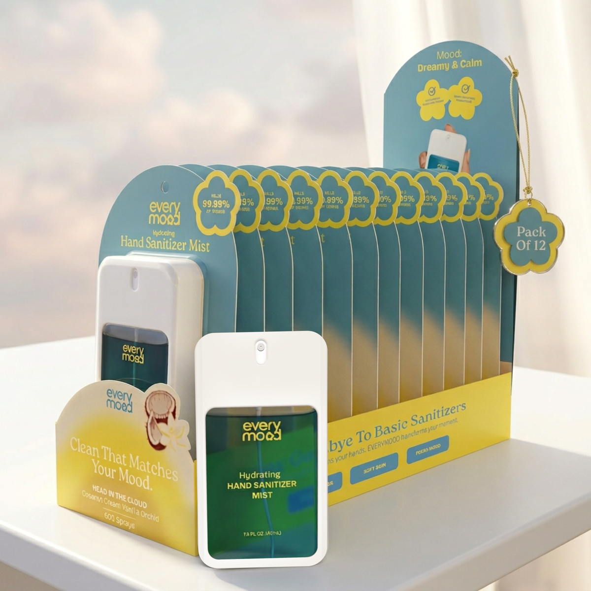 Hand Sanitizer Spray — Scented Mist | Head in the Clouds | 12pk