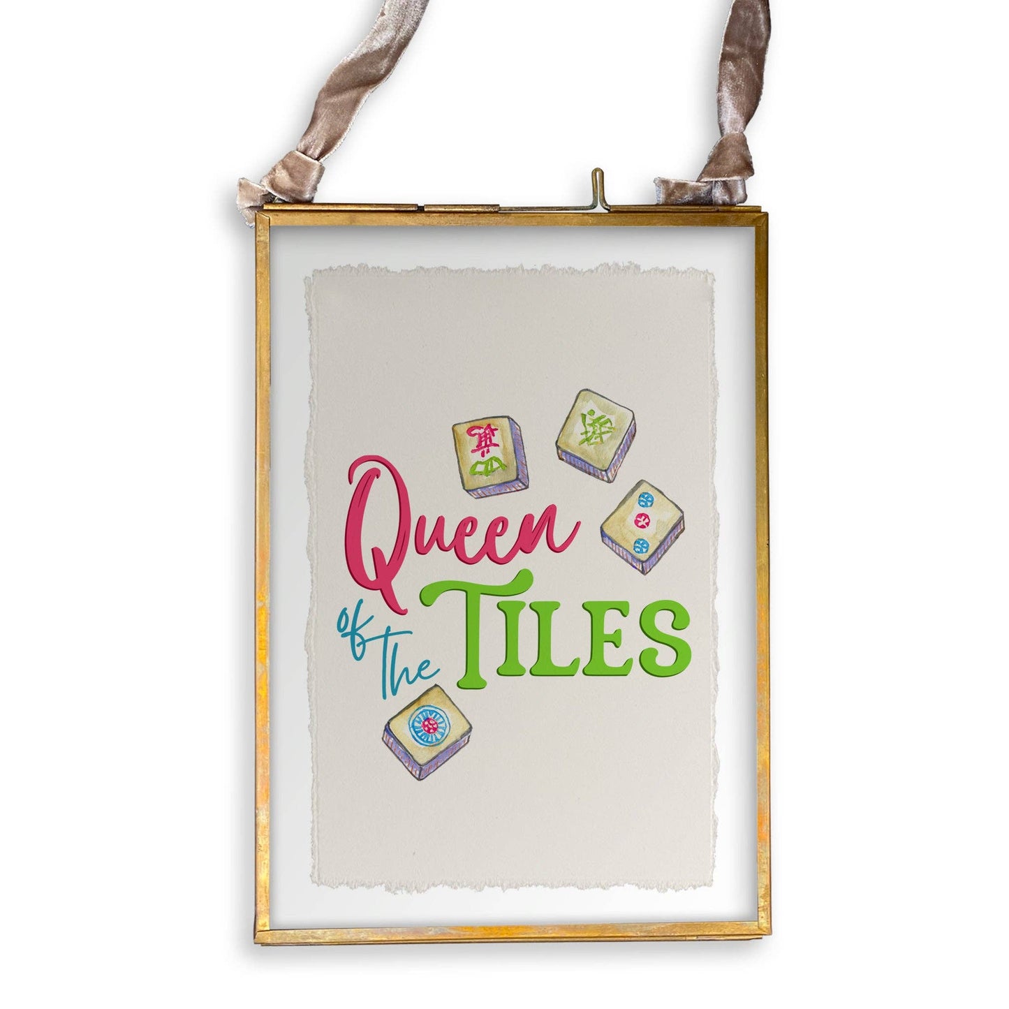 Queen of the Tiles: Dishtowel / -