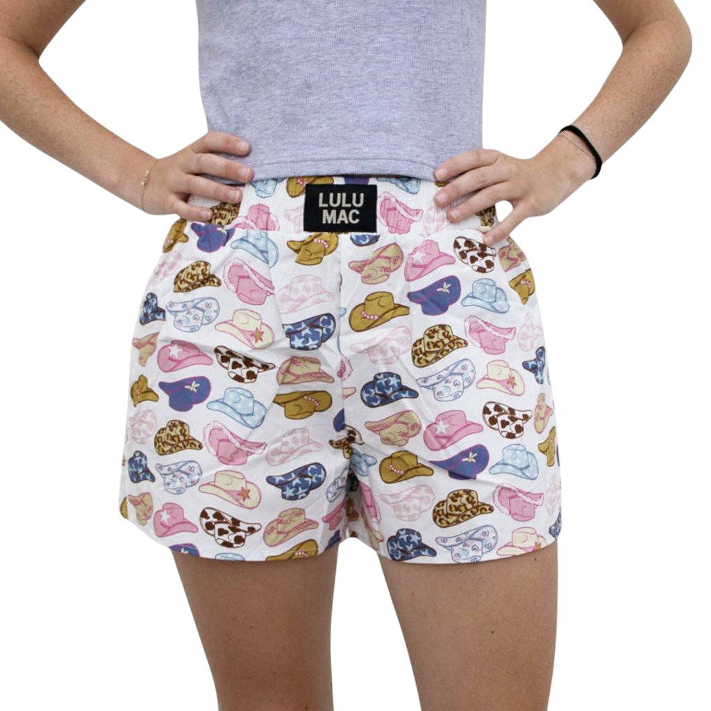 BXHT- HAT BOXER SHORT WHITE: WHITE / Medium