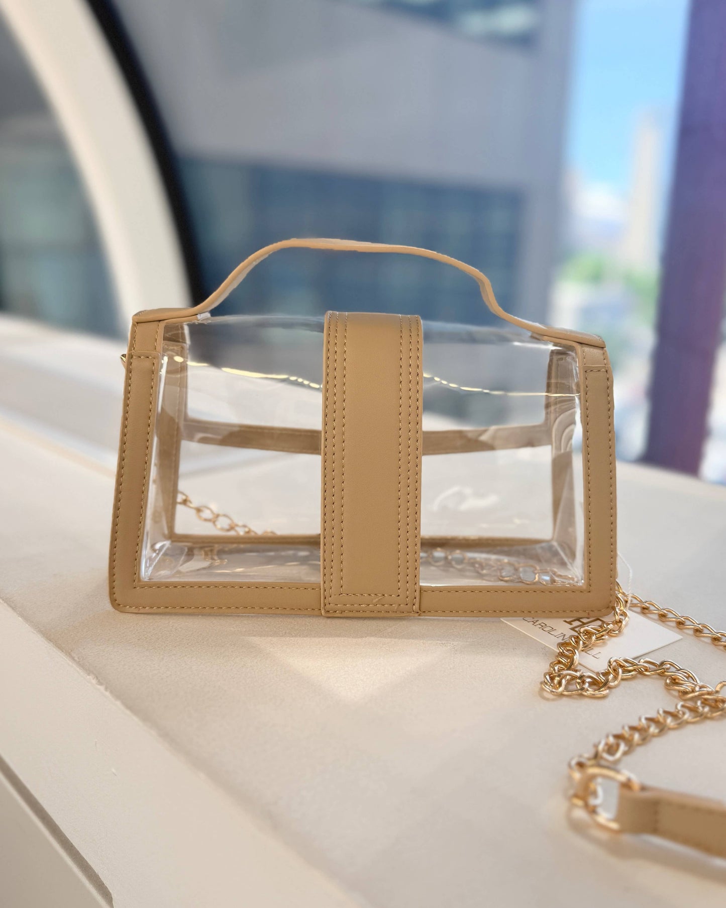 Grace Clear Bag Nude: Default