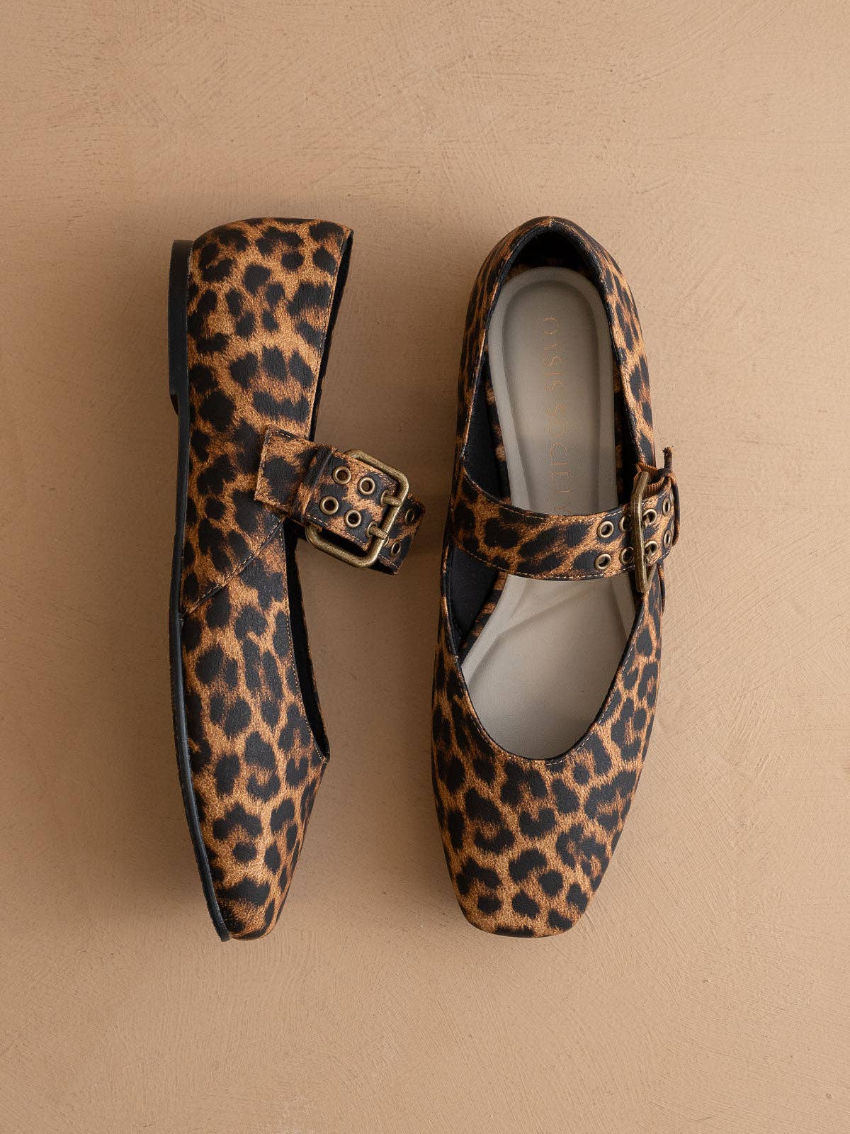 The Soho | Leopard Ballet Flat with Buckle: LEOPARD / 8