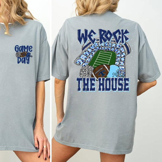 We Rock The House Game Day Tee – Tift County Blue Devils