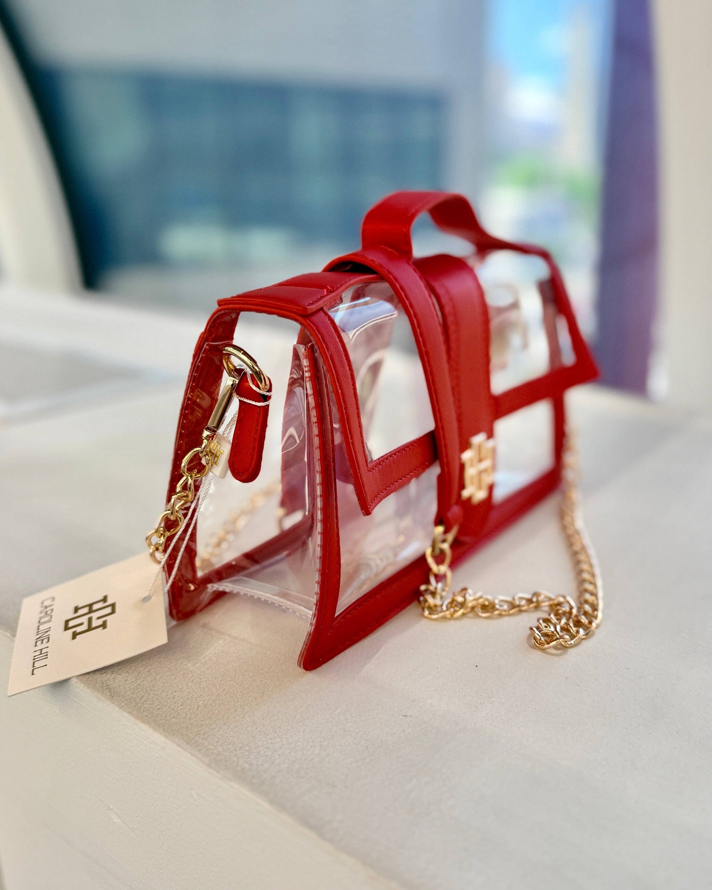 Grace Clear Bag Red: Default