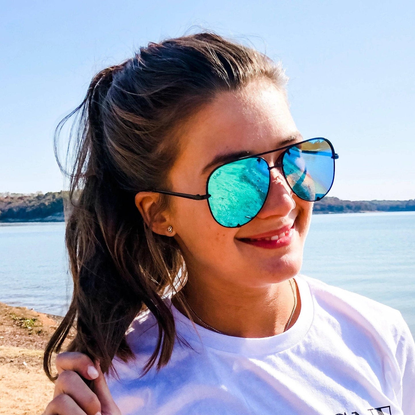 Classic Aviators: Blue