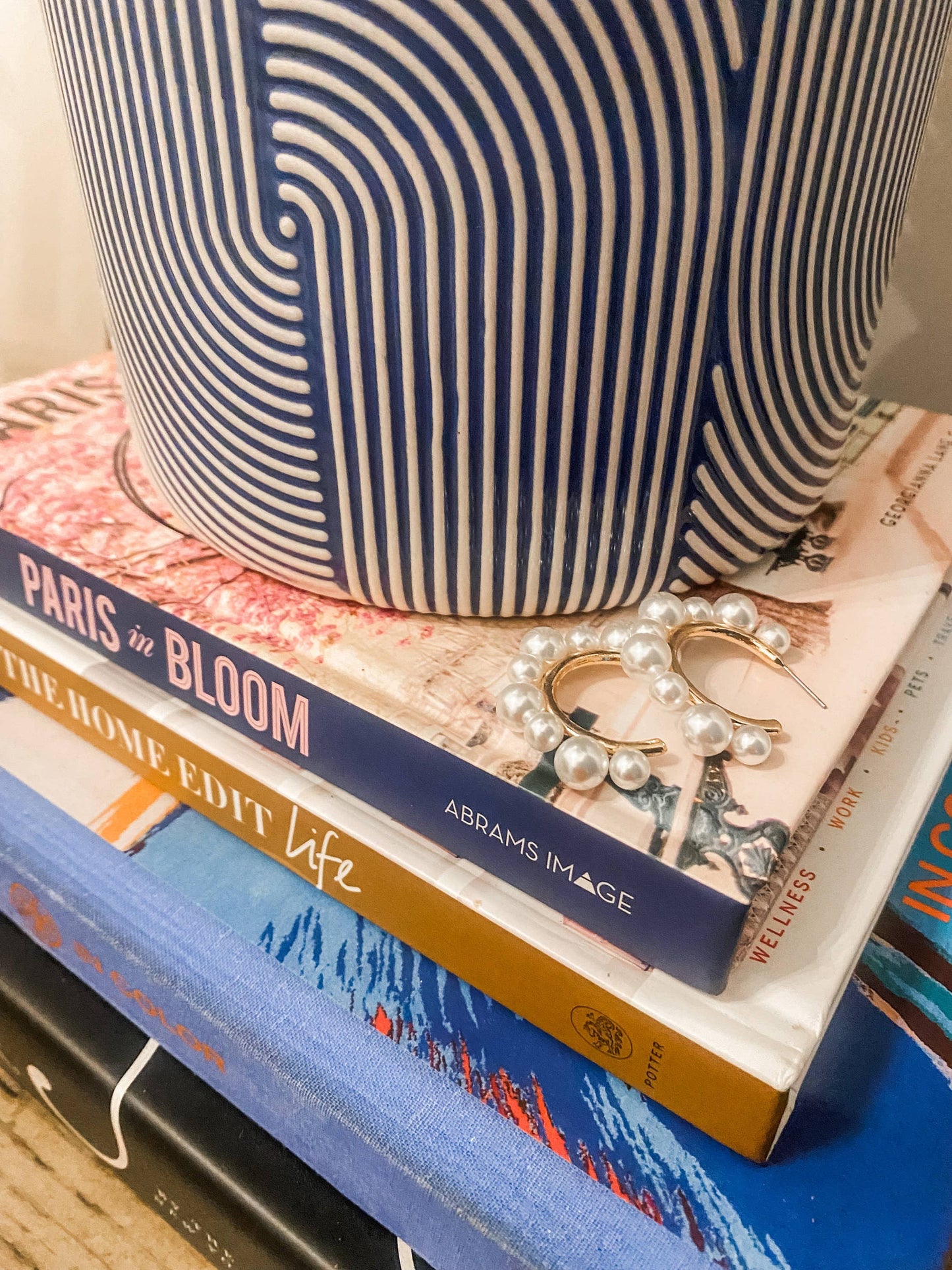 Pearl Hoop Earrings - Southern Statement Jewelry