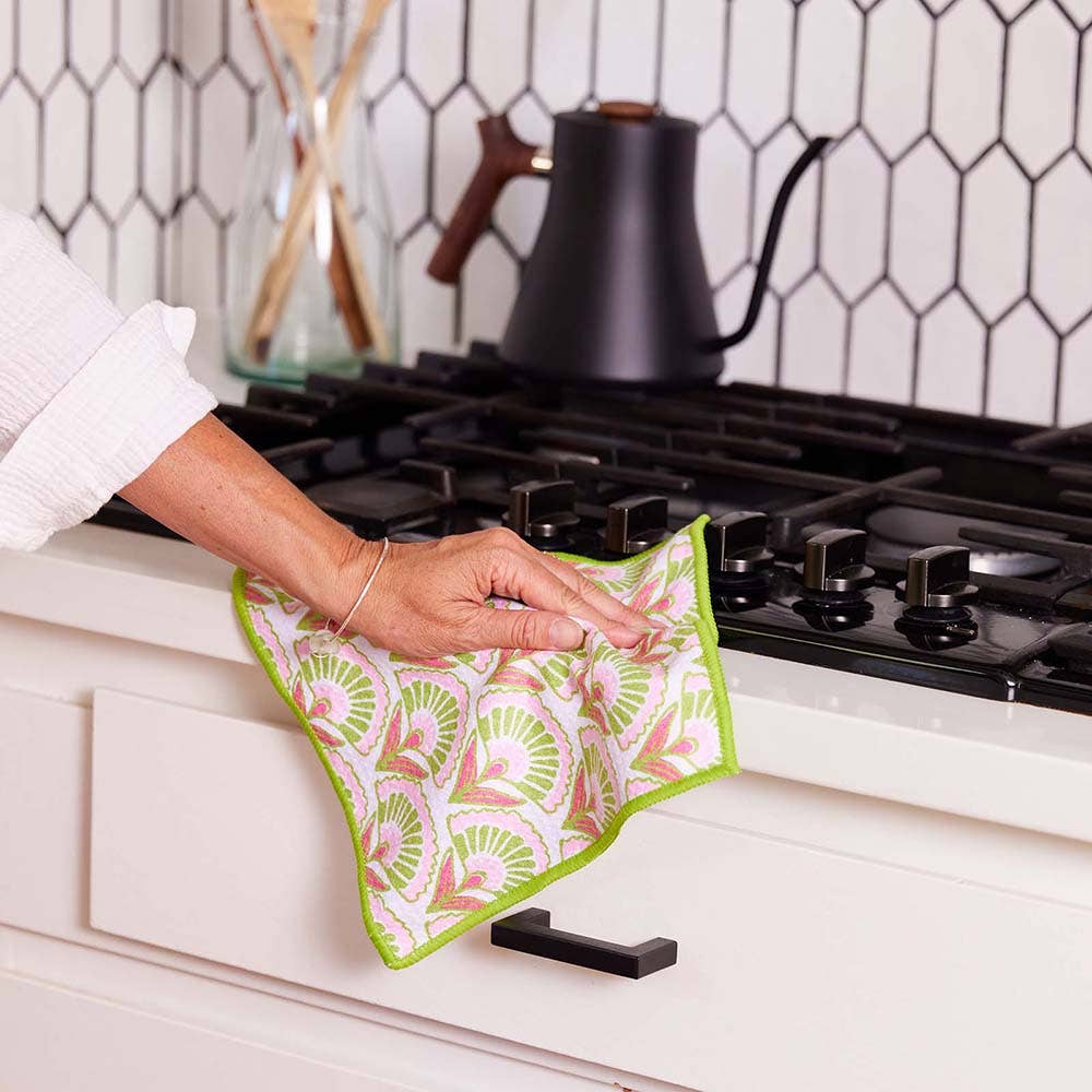 PINK PAPAVER Dish Cloths, Set of 3