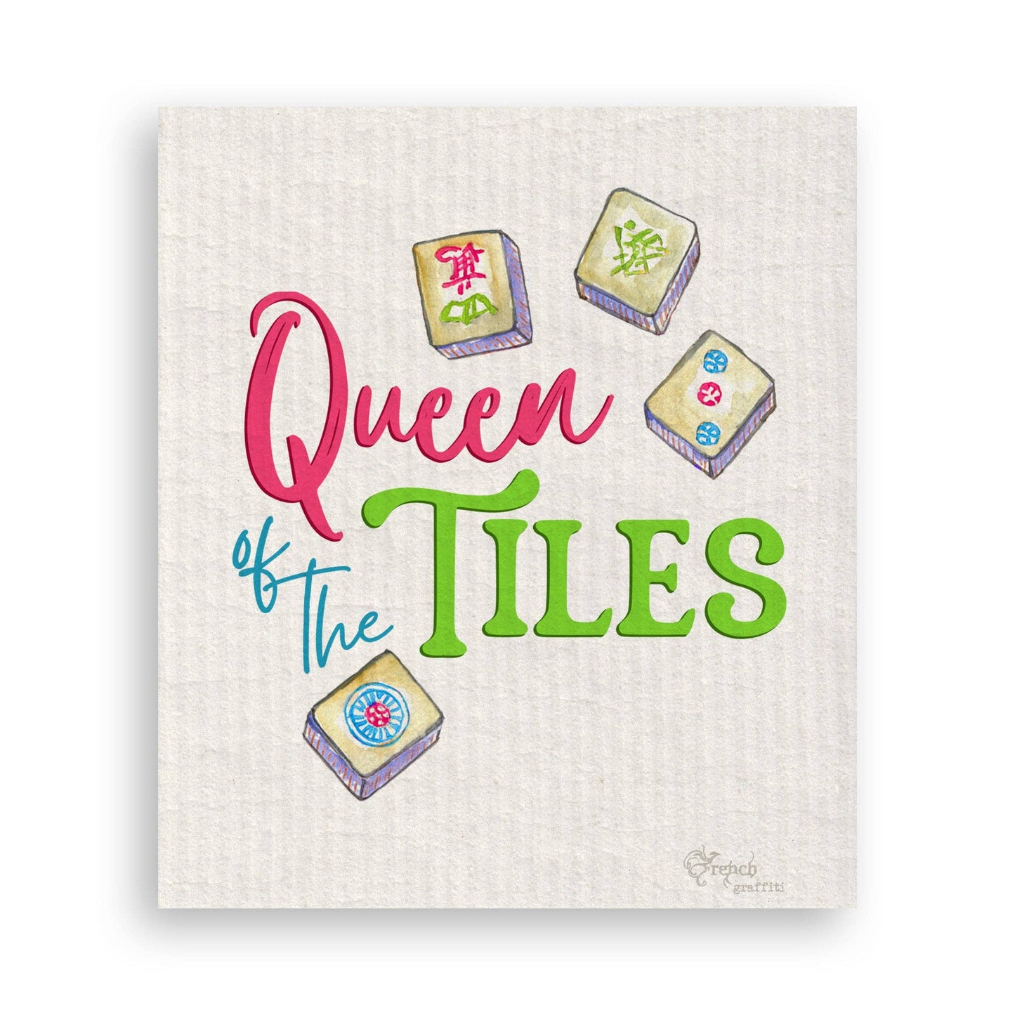 Queen of the Tiles: Dishtowel / -