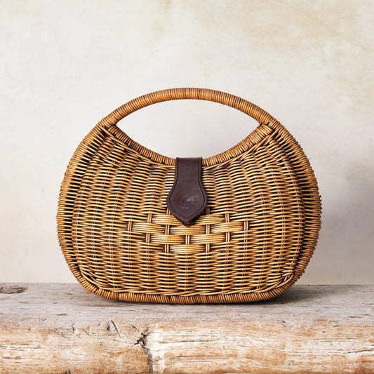 Rattan Eclipse Handbag