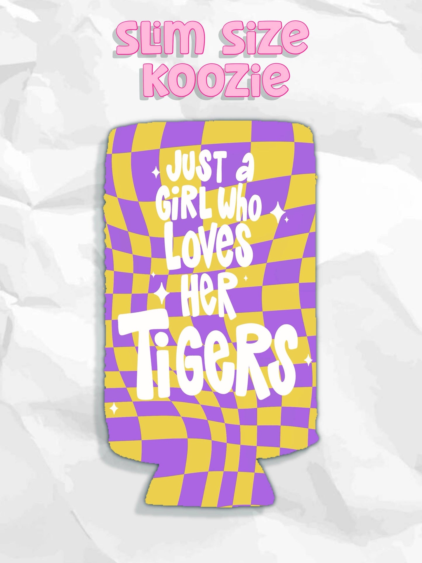 Custom mascot koozies: Slims