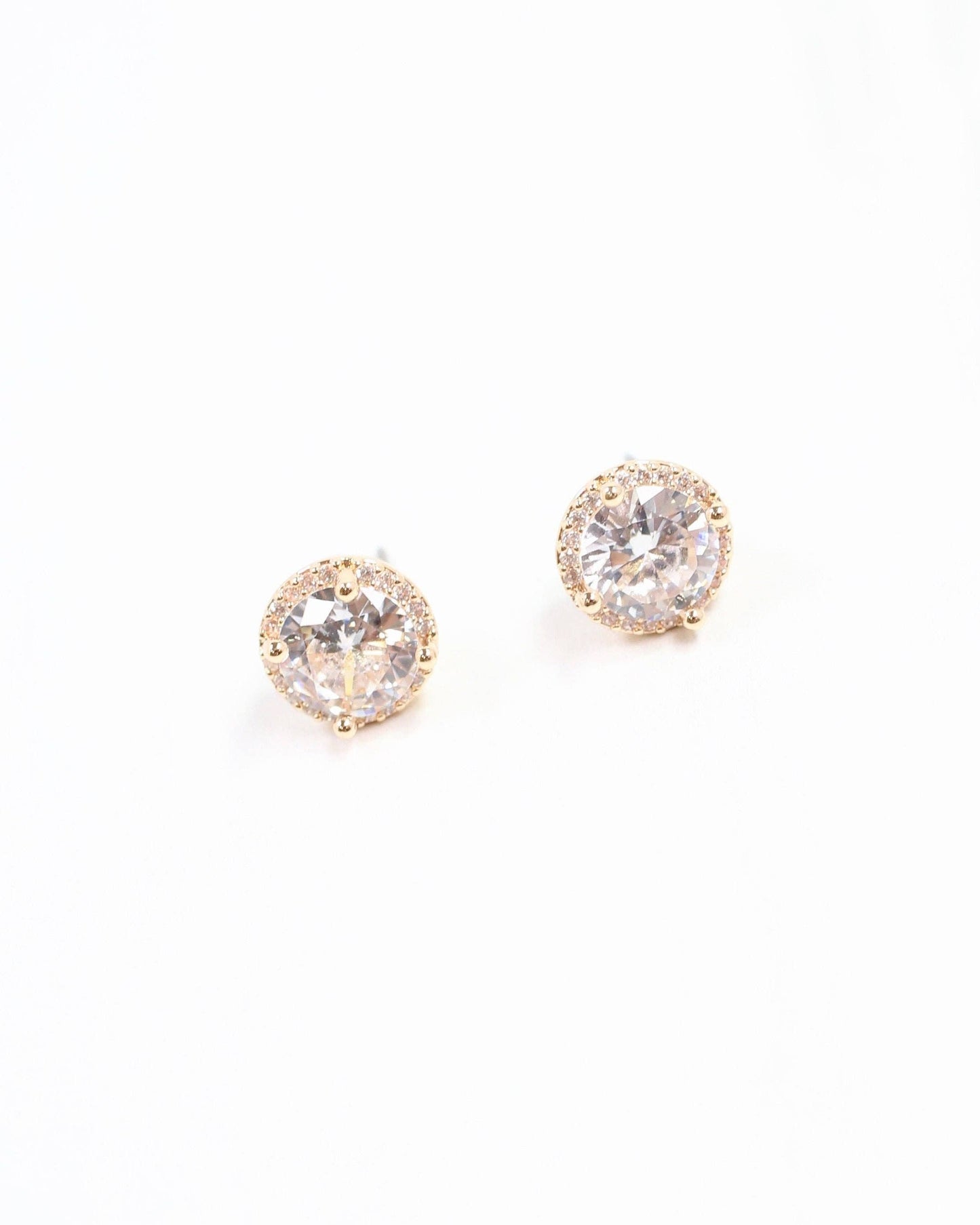 Hurley CZ Stud Gold: Default