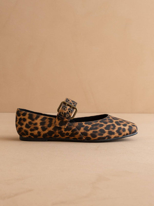 The Soho | Leopard Ballet Flat with Buckle: LEOPARD / 8