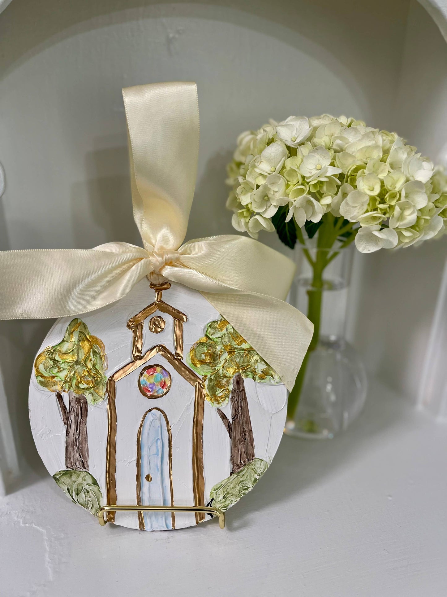 Church Christmas Ornament 