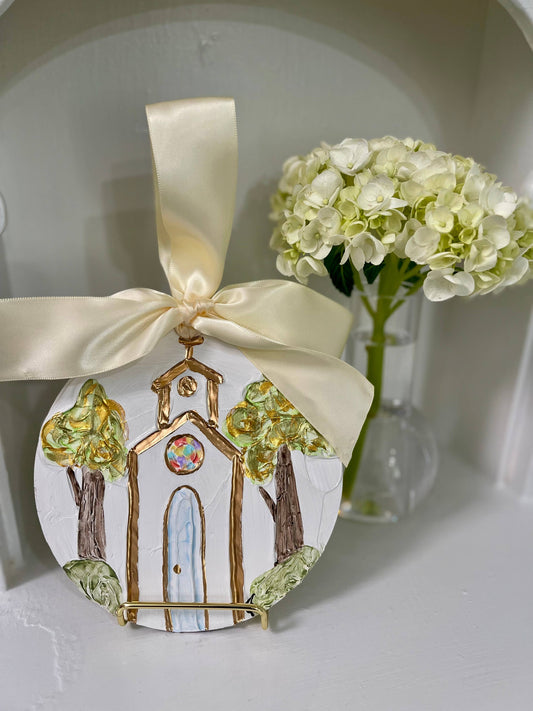 Church Christmas Ornament 