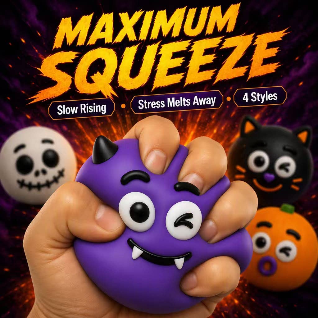 Funny Faces Squishy (Halloween Edition) — 4 Spooky Styles