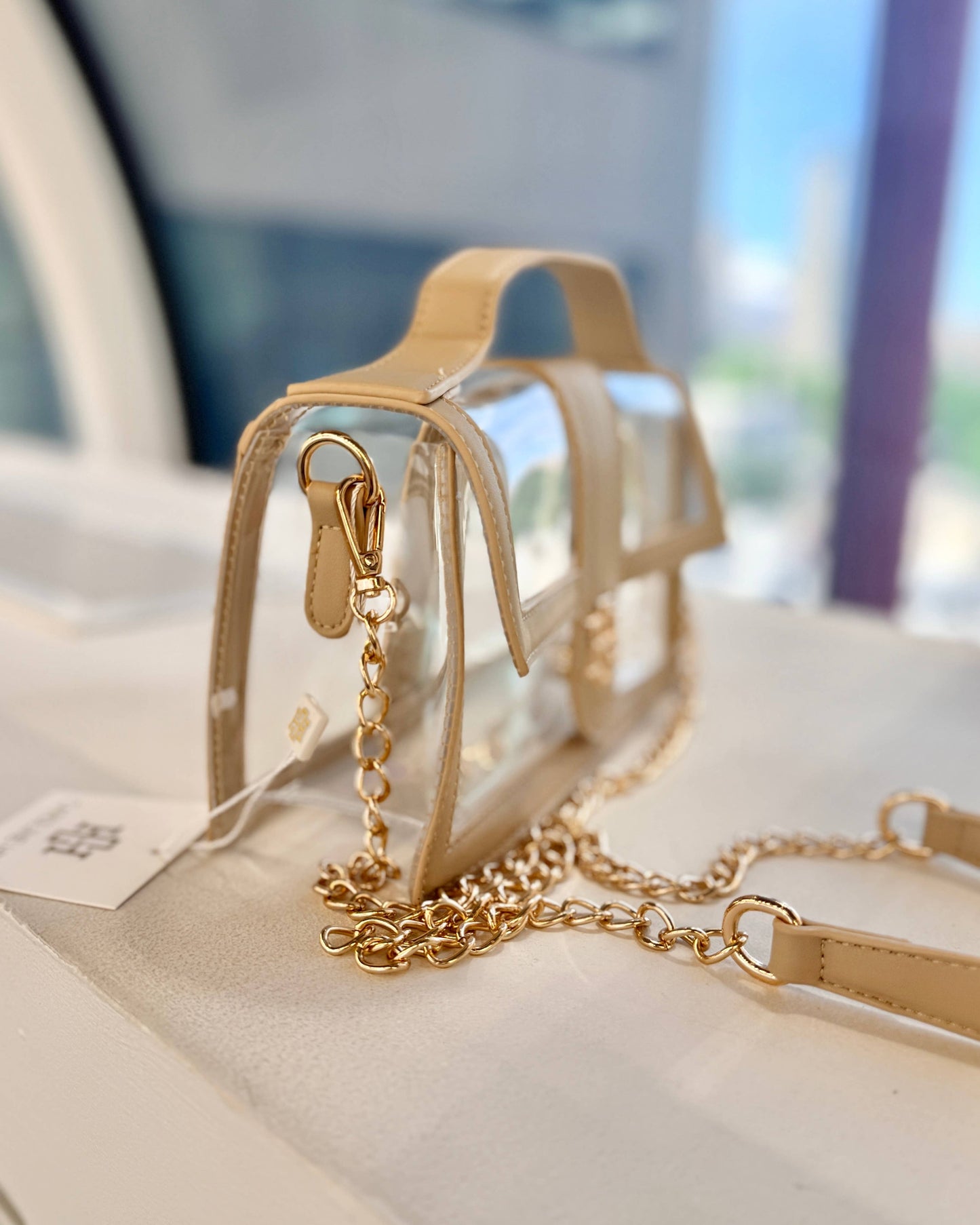 Grace Clear Bag Nude: Default