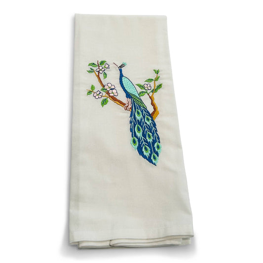 Towel - Peacock - Mahjong Inspiration